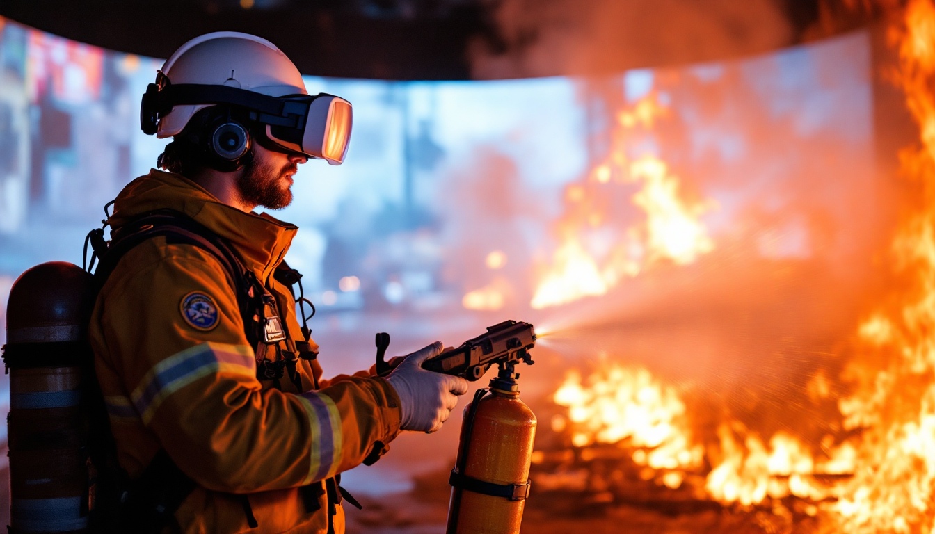 EPI –Équipier de Première Intervention incendie -Réalité augmentée et virtuelle