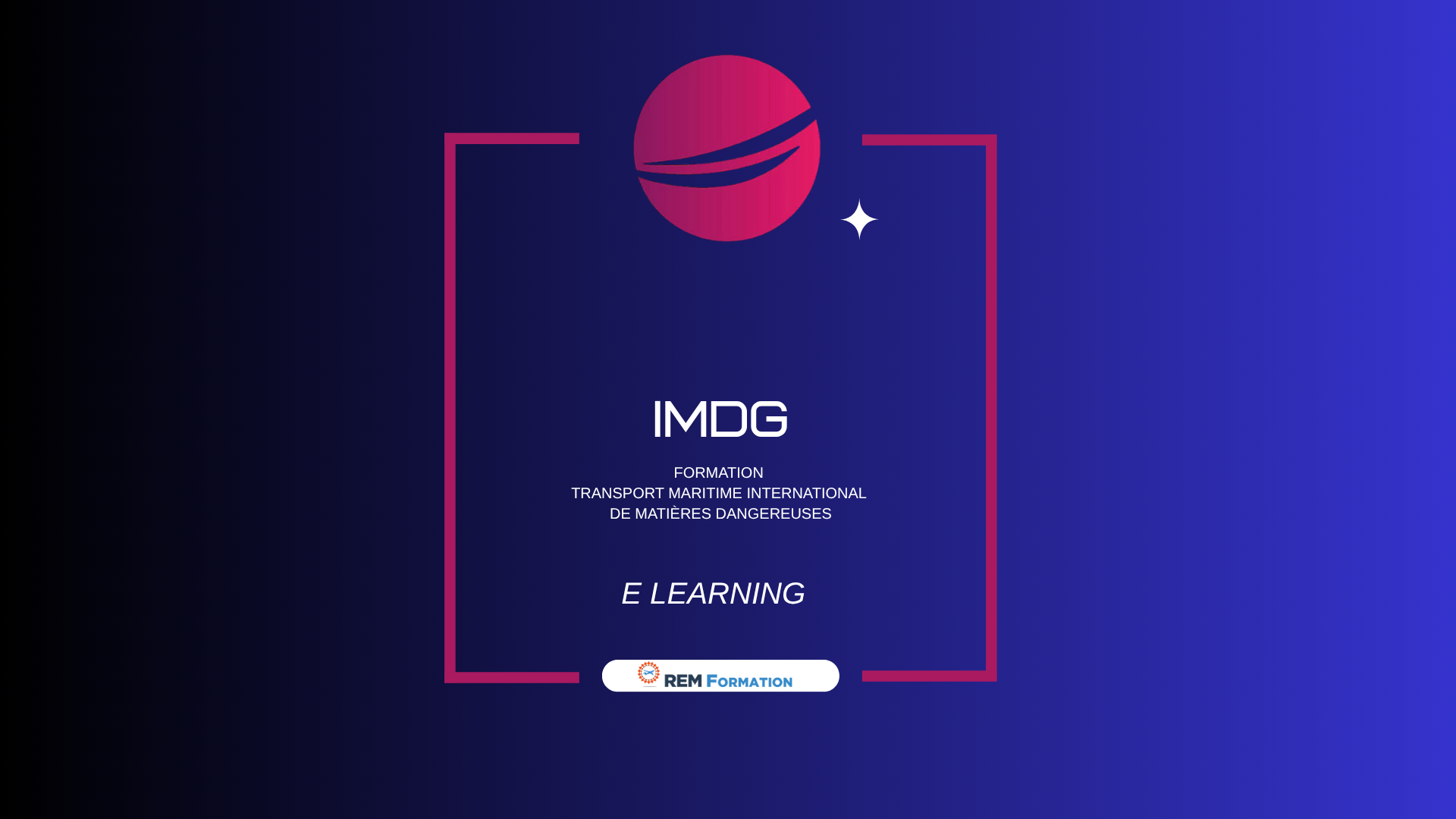 Formation Transport Maritime International de Matières Dangereuses: IMDG