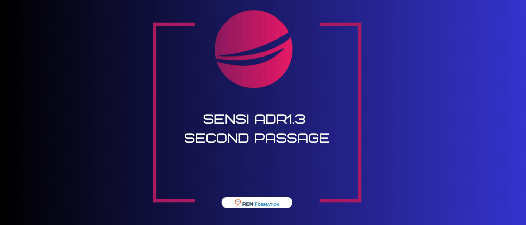Sensi ADR1.3 Second passage