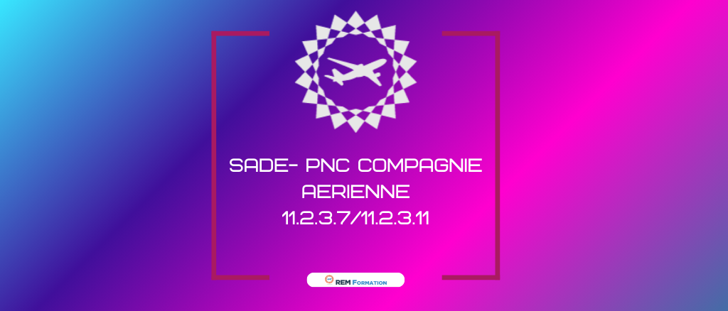 SADE 2024- Formation Sûreté PN COMPAGNIE AERIENNE -11.2.3.7/11.2.3.11 du Regl. EU2015/1998: Mesures de sûreté en vol - Protection aéronef / Mesures de sûreté en vol