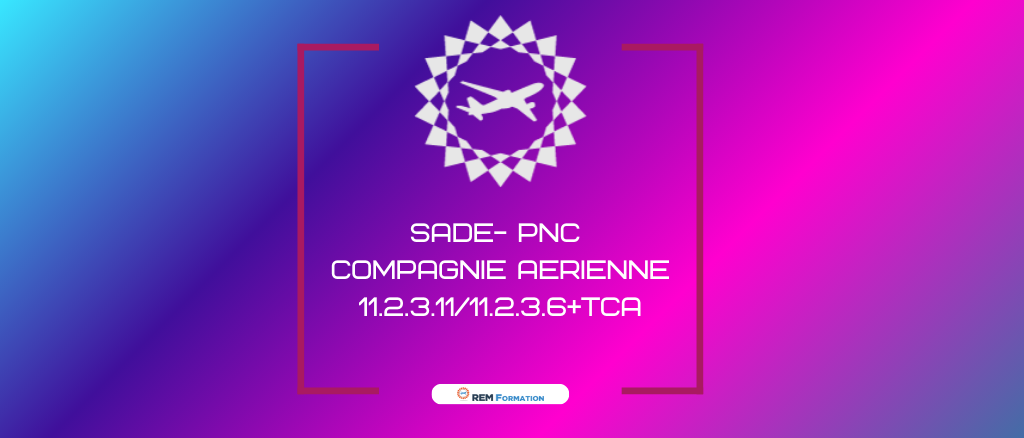 SADE 2023- Formation Sûreté PNC COMPAGNIE AERIENNE -§11.2.3.11/§11.2.3.6 du Regl. EU2015/1998: Mesures de sûreté en vol - Fouille aéronef + COMPL. TCA