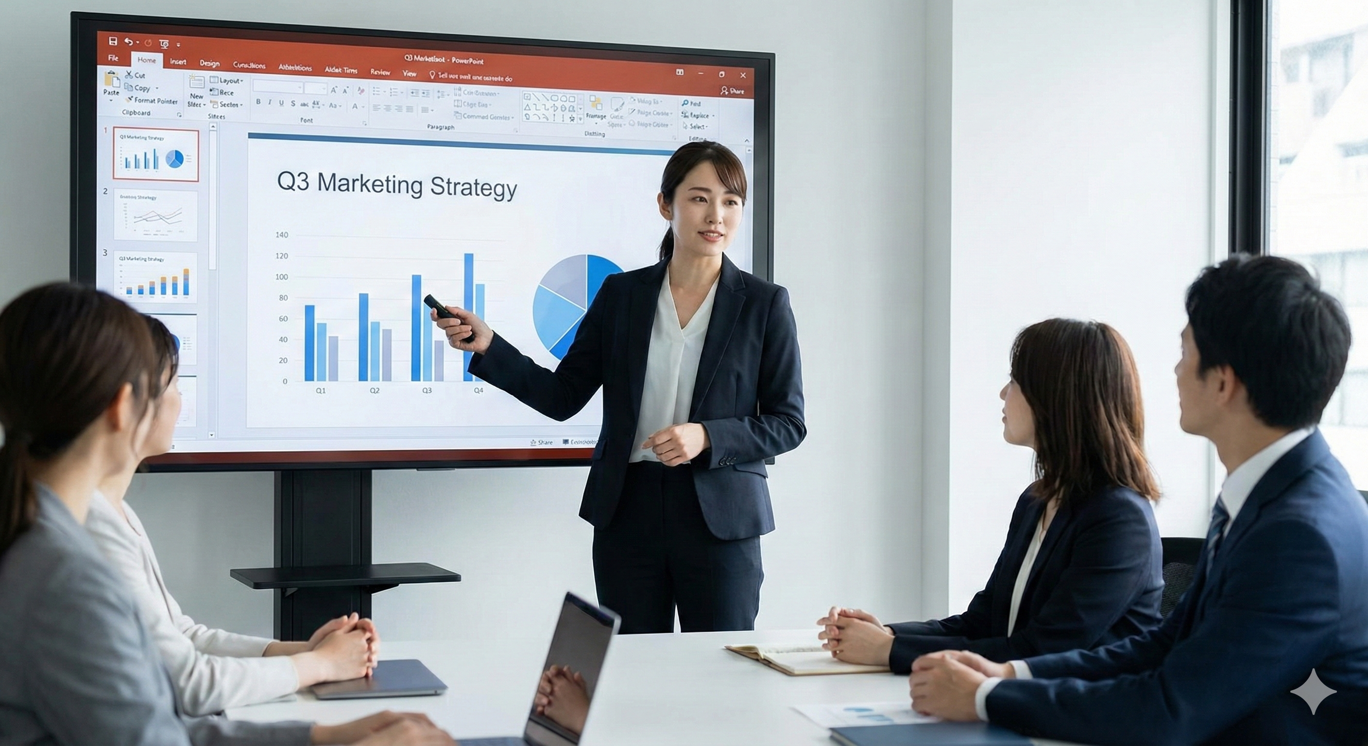 Illustration pour le parcours de formation Formation PowerPoint avancé pratique : soyez pro