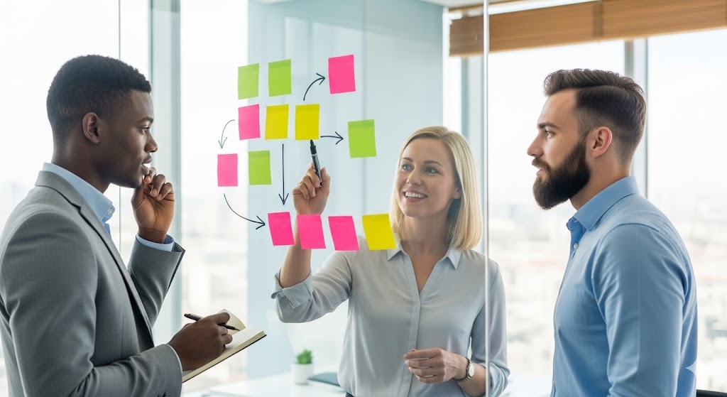 Illustration pour le parcours de formation Formation conduite du changement avancé : outils et démarche