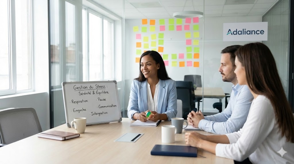 Illustration pour le parcours de formation Formation gestion du stress : gagnez en sérénité