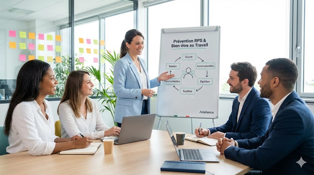 Illustration pour le parcours de formation Formation risques psychosociaux pratique : agir efficacement