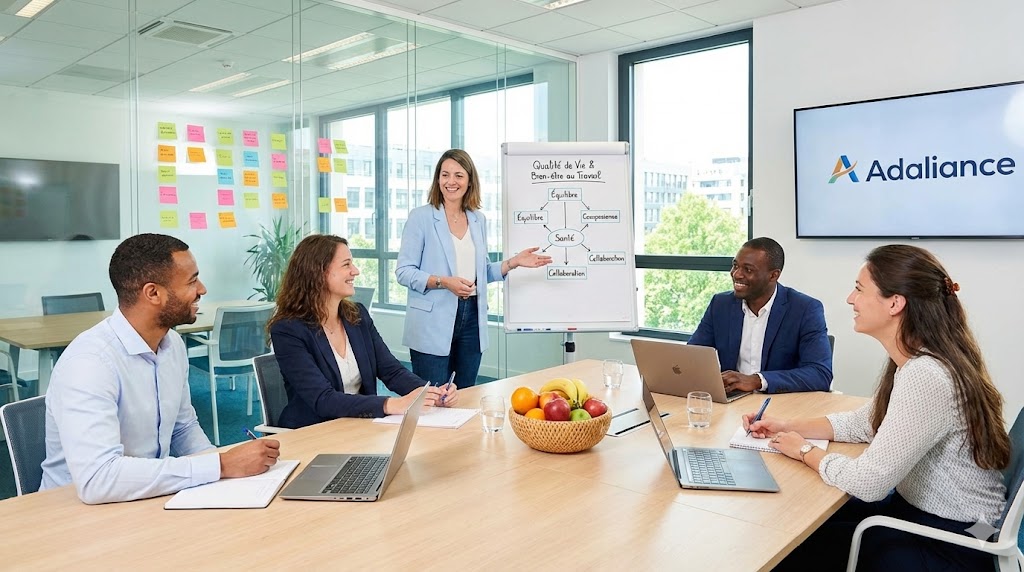 Illustration pour le parcours de formation Formation QVT : développez le bien-être au travail